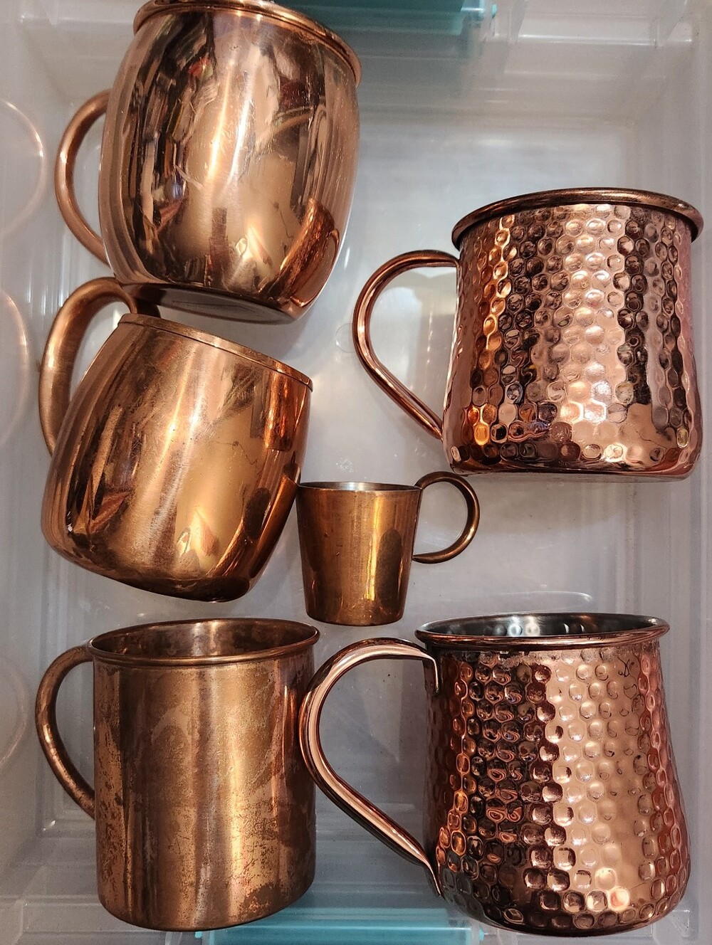 Copper Cups Lot